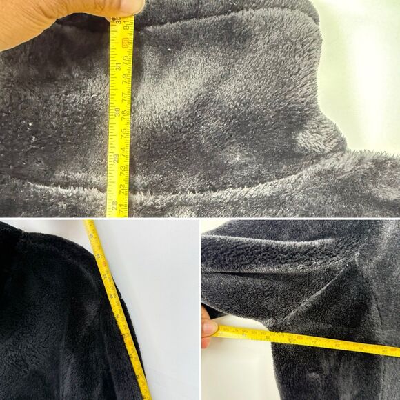 32 Degrees Heat Women's Plush Black Faux Fur Teddy Jacket Full Zip Size XXL - Picture 11 of 16